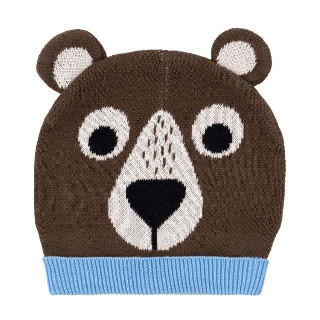 WinterHat_Gset_Bear_15701_1 סט כובע עם כפפות 1-3Y Winter Hat/Gloves Sets - Bear