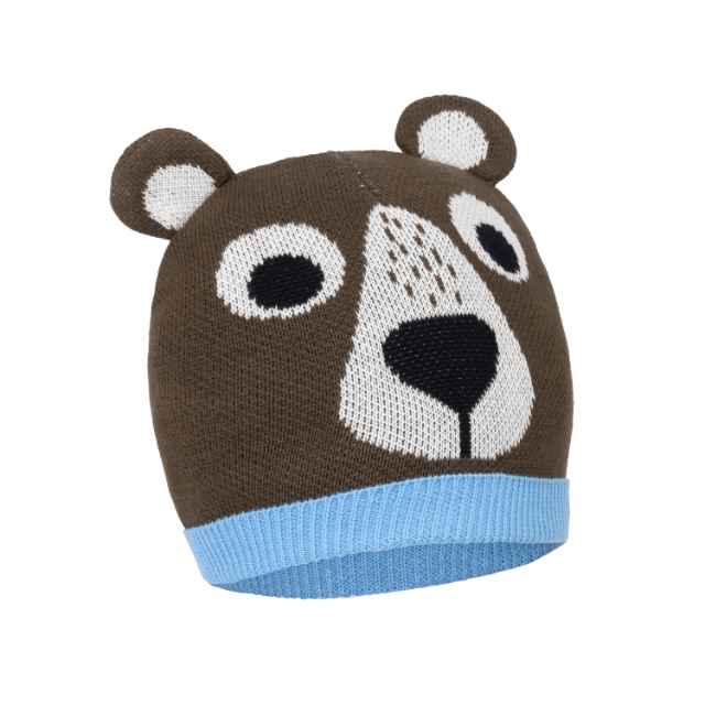 WinterHat_Gset_Bear_15701_4 סט כובע עם כפפות1-3Y Winter Hat/Gloves Sets - Bear