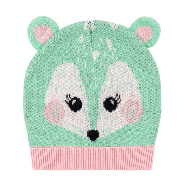 WinterHat_Gset_Fawn_15704_1 סט כובע עם כפפות 1Y-3Y Winter Hat/Gloves Sets - Fawn