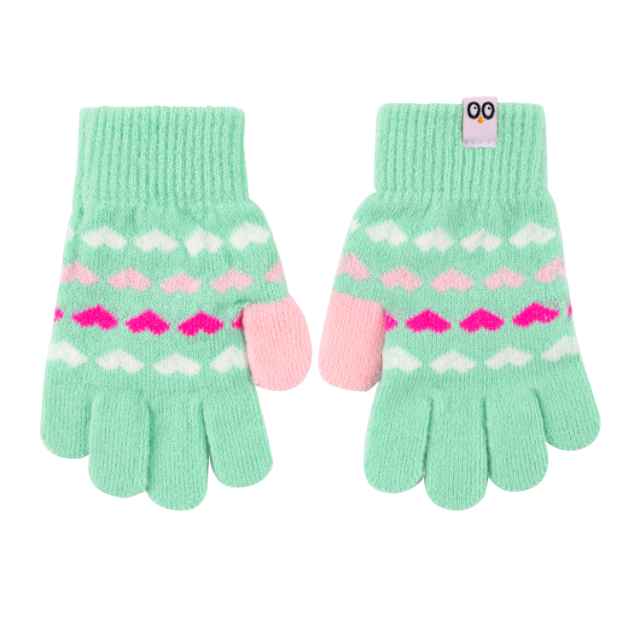 WinterHat_Gset_Fawn_15704_3 סט כובע עם כפפות 1Y-3Y Winter Hat/Gloves Sets - Fawn