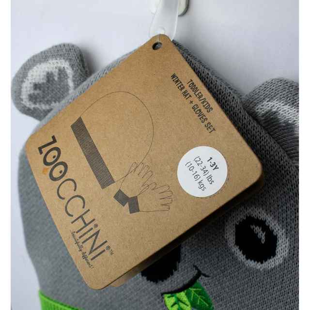 WinterHat_Gset_Koala_15705_6 סט כובע עם כפפות 1Y-3Y Winter Hat/Gloves Sets - Koala