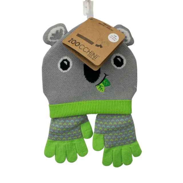 WinterHat_Gset_Koala_15705_7 סט כובע עם כפפות 1Y-3Y Winter Hat/Gloves Sets - Koala
