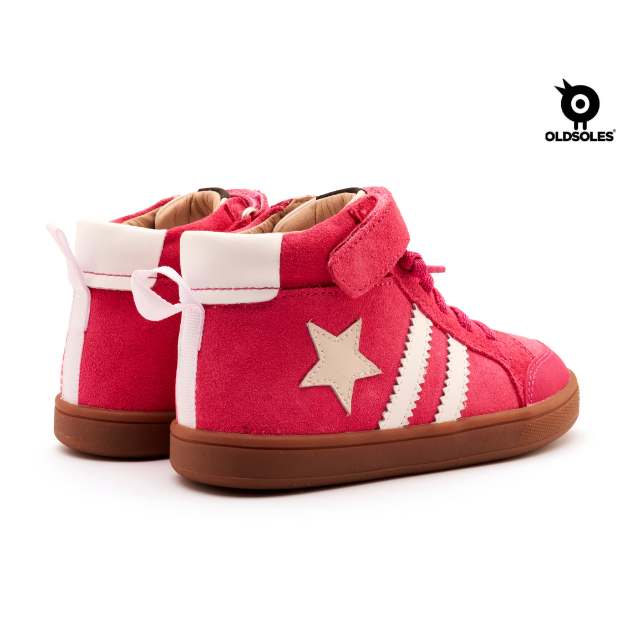 ה1029 Wos High Top_HOT PINK SUEDE SNOW SPORCO_4 1029 אולדסול נעלי צצעד ראשון ושני