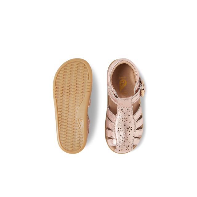 653404 סנדלי ילדים רוזגולד