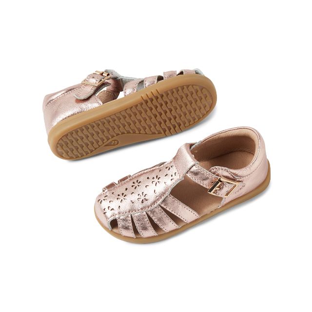 653404 סנדלי ילדים רוזגולד