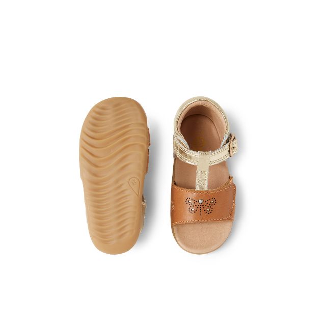 753501 סנדלי ילדים זהב