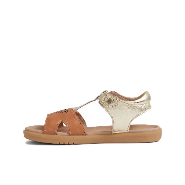 853501 סנדלי ילדים זהב