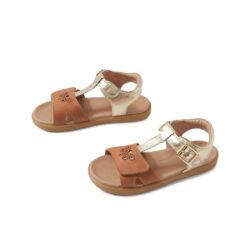 853501 סנדלי ילדים זהב