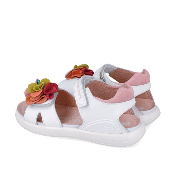 252241 B050 ביומכניקס לבן סנדלים לבנות