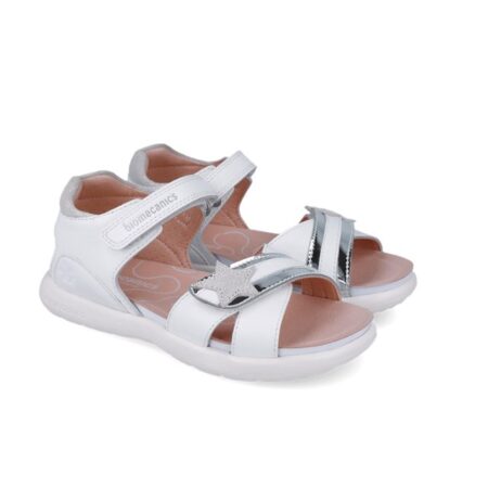 252244 B050 סנדלים לילדים לבן ביומכניקס