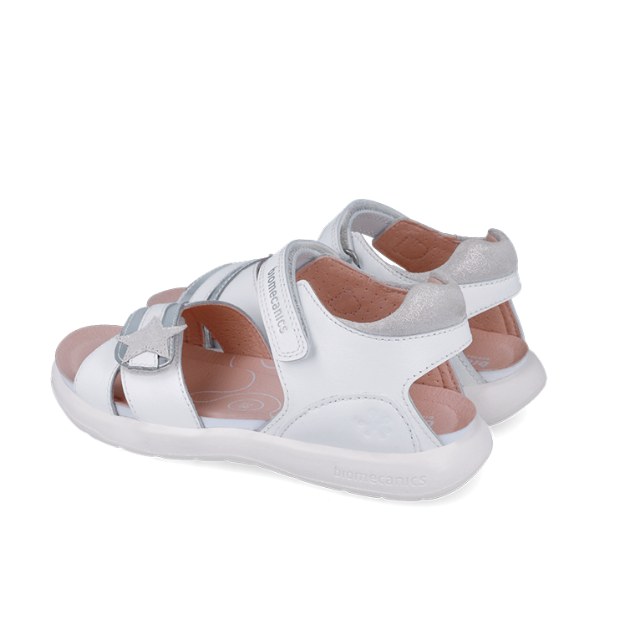 252244 B050 סנדלים לילדים לבן ביומכניקס