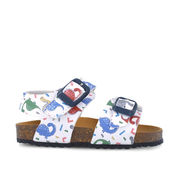 252472 B050 סנדלים ילדים שעם לבן