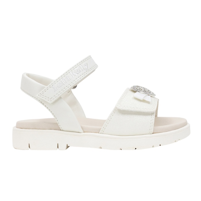 סנדלים לילדות ללי קלי לבן LKCV4864AGL BI01