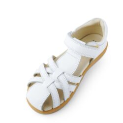 סנדלים לילדות בובוקס 837006 WHITE CROSS JUMP